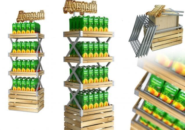 Производство и изготовление рекламных стоек из пластика в Москве