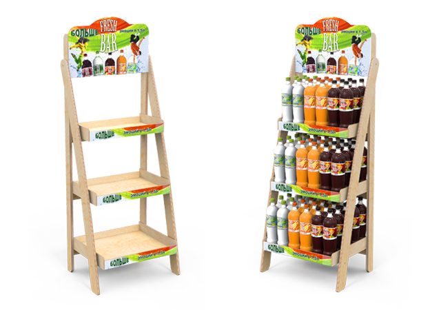 Производство и изготовление рекламных стоек из пластика в Москве