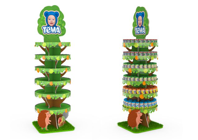 Производство и изготовление рекламных стоек из пластика в Москве